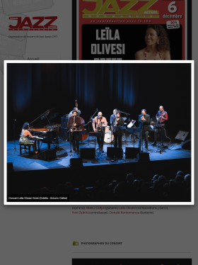 Concert de Leïla Olivesi programmé par Rouen Jazz Action.