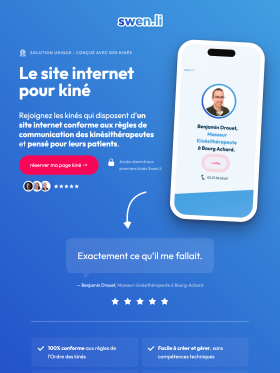 Service Swen.li affiché sur tablette.