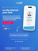 Page d’accueil de Swen.li, affichée sur tablette.